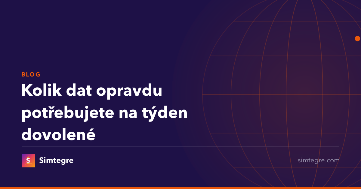Kolik dat opravdu potřebujete na týden dovolené