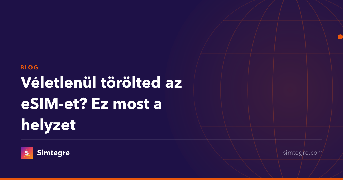 Véletlenül törölted az eSIM-et? Ez most a helyzet