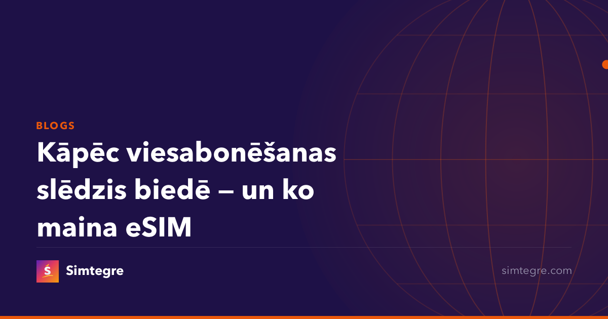 Kāpēc viesabonēšanas slēdzis biedē — un ko maina eSIM