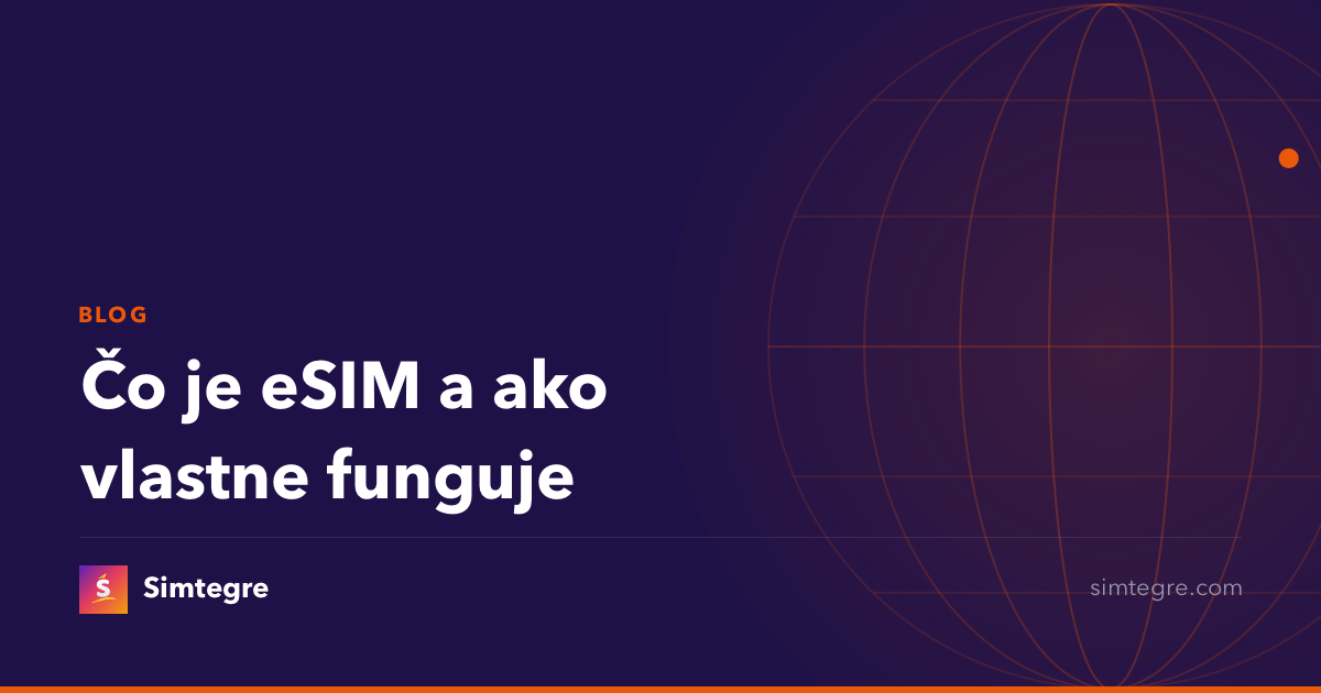 Čo je eSIM a ako vlastne funguje